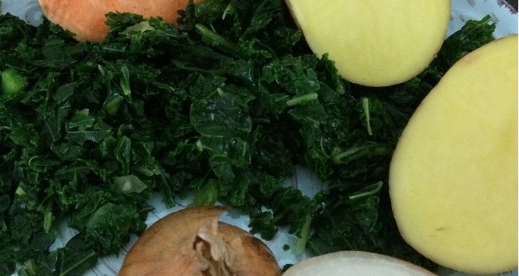 Grünkohleintopf mit Kokosmilch
