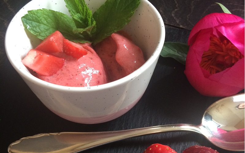Erdbeer-Minz-NIce, perfekte Kühlung fast ohne Linolsäure!
