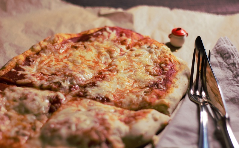 Pizza Margarita, nicht gerade sehr linolsäurearm, aber berechenbar!