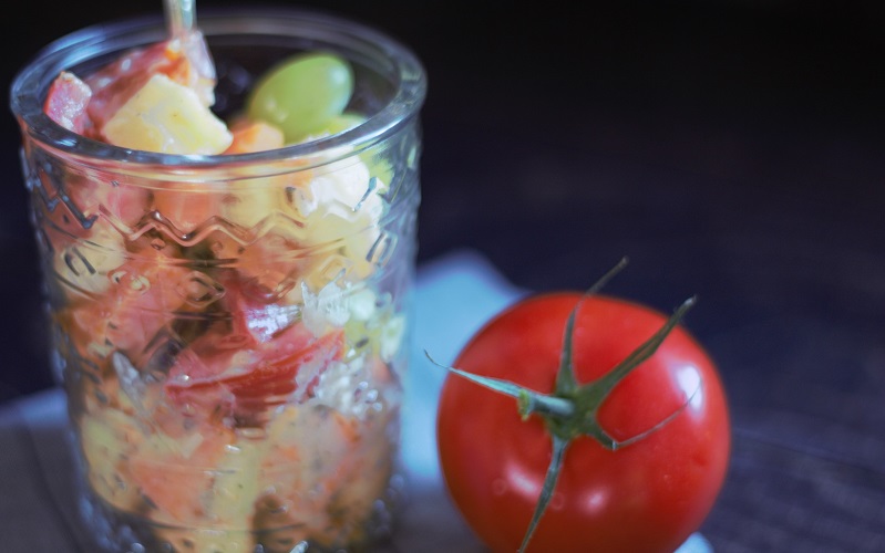 Kartoffel + Kartoffel = raffinierter linolsäurearmer Süßkartoffelsalat!