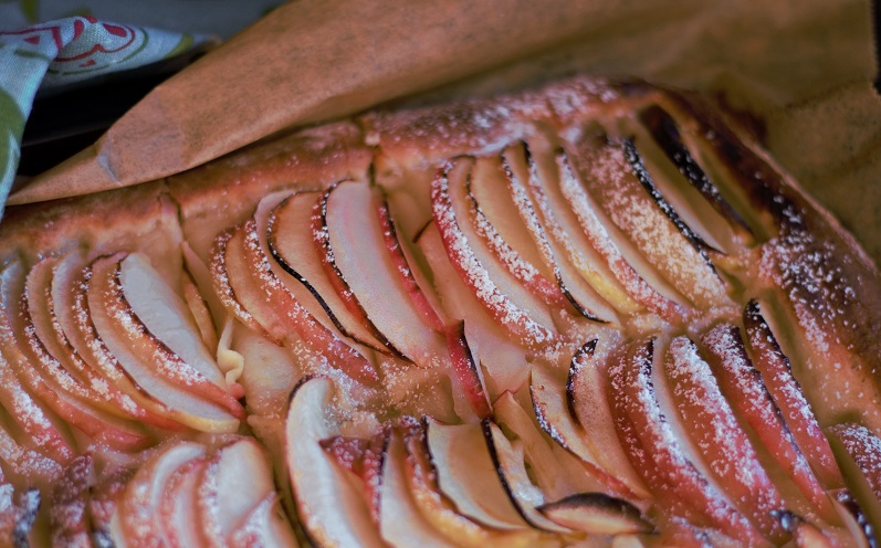 Apfel-Zitronen-Kuchen, linolsäurearm und soooo lecker